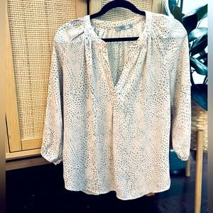 Dalia light pink patterned blouse